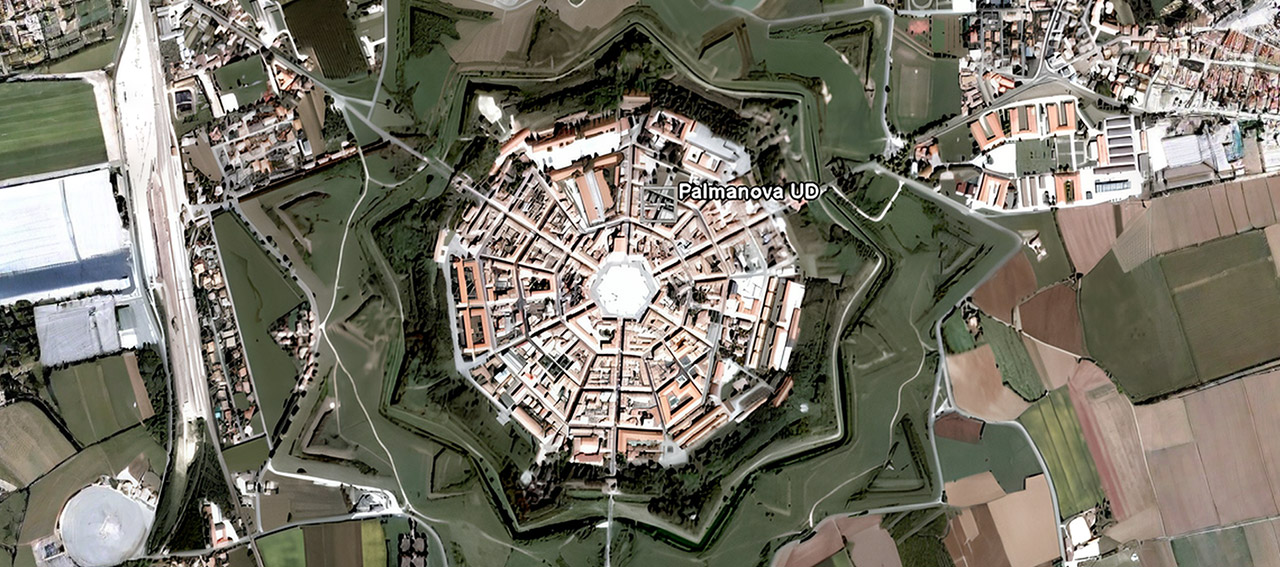 UNA PERFETTA CITTÀ A FORMA DI STELLA
