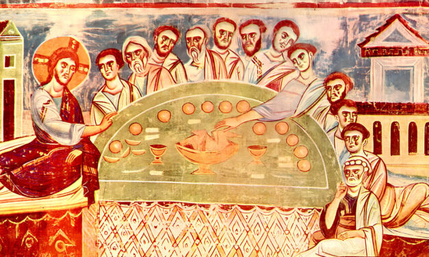 L’AUREOLA QUADRATA E I BELLISSIMI AFFRESCHI