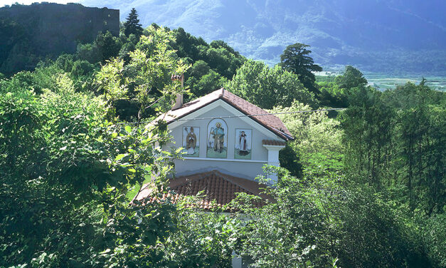 SIMBOLI TEMPLARI E IL DISEGNO MISTERIOSO NELLA CHIESETTA DI SAN ROCCO A MONTALTO DORA